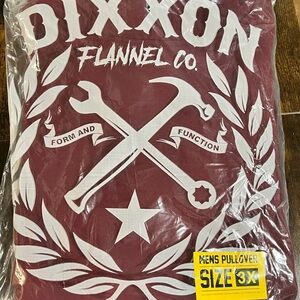 DIXXON Burgundy Pullover 3X